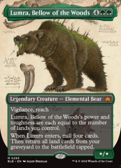 Lumra, Bellow of the Woods Bloomburrow Field Notes Art